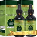 Go Nutrients Selen 200 mcg dodatek 124; Go Nutrients Nascent Jod dodatek 124; High potency Liquid Drops - Non- GMO, gluten- bez