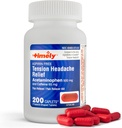 Časově - 200 Kaplet - Napětí bolest hlavy a bolest Spolehlivost s Acetaminophen 500 mg a kofein 65 mg Extra síla pro hlavu, krk, rameno a tělo bolest Reliever, Aspirin Free - Made in USA
