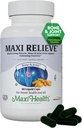 Maxi Health Relieve Společná podpora Dodatek s Turmeric a Boswellia Serrata, Quick- působící podpora po cvičení, Vegetarian Non- GMO Bone & Společný doplněk zdraví pro muže a ženy, 60 Kapsle