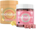 Příroda Vitamin B2 Riboflavin 400mg & Draslíkové gumy pro dospělé a děti - dodatek draselný 500mg & Riboflavin 400mg Žvýkací gumy