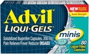 Advil Liqui- Gels Minis, 80 Kapsle per Lahvička (5 lahví)
