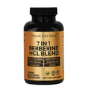 PRIME NATURAL Berberine HCl 600mg Organic Ceylon Cinnamon 400mg Organic Turmeric 200mg Organic Ginger 130mg Organic Apple Cider Ocet 65mg Goldenseal Root 6.5mg Bioperin 3mg Př