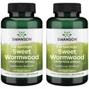Swanson Sweet Wormwood - May Promote GI Gut Health, Microbial Balance & Digestive Health Support - Bylinný dodatek s Artemisinin - (90 Kapsle, 425mg každý) 2 Pack