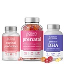 Matky slib Vaginální Probiotika + Prenatal DHA & Prenatal Vitamin Gummies Bundle