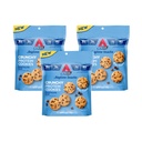 Atkins Bite- Sized Crunchy Protein Cookies, Chocolate Chip, 8g Protein, 4g Fiber, 1g Net Carb, 1g Cukr, Keto Friendly, 3 tašky (5 Servings Per Bag)