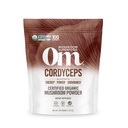 OM Houba Cordyceps Powder 7.05 oz (100 Servings) - Organic, Vegan, Non- GMO, gluten- Free - Energy, Stamina & Endurance Support - Adaptogenní Superfood for Sports, Performance, Smoothies & Tea