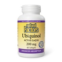 Přírodní faktory Ubiquinol 200 mg - Podporuje srdeční zdraví a přírodní vitalitu - Antioxidant Supplement with Superior Absorption - Energy Support with Flaxseed Oil - 60 Softgels (60 Služeb)