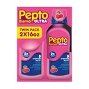 Pepto Bismol Liquid Ultra pro nauzeu, Heartburn, Nežití, Upset Stomach, a Průjem - 5 Symptom Rychlá úleva, Cherry Flavor 12 oz (balení po 3)