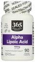 365 od Whole Foods Market, Alpha Lipoic Acid 100mg, 90 Count