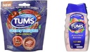 Tums Chewy Delights Soft Chews, Very Cherry, 32count & Tums Ultra Strength 1000 Antacid, Asdied Berries, 72 Tablet