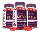 Odůvodněné laboratoře (3 Pack Protein Proton Keto ACV Gummies Advanced Formule 1000MG Proton Boost Vyrobeno s Pomegranate Beet Juice Powder B12 Vegan Non GMO 180 Gummys