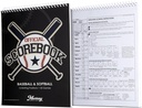 Murray Sporting Goods Baseball & Softball Scorebook - 35 hry Score Book - Score Keeping Book for Stats - Dospělí, Mládež, Little League Baseball Softball Scorebook pro Scorekeers
