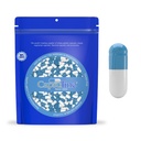 Capsuline Barevná velikost 0 Prázdná želatina Kapsle modrá / bílá 1000 Počet 124; Kosher & Halal Certified Capsule 124; Gluten zdarma