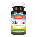 Carlson - Selen, 200 mcg Yeast- Free, Prostate Health & Imunitní podpora, Antioxidant, 60 Kapsle