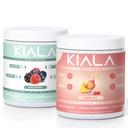 Kiala Nutrition Super Green, Organic Green Powder, Spirulina & Chlorella Superfood Powder, Cukr & gluten Free Vegan, Spectra Blend, Mixed Berry & Miami Vice, 2 Pack