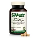 Standardní proces B Vitalita s Coq10 - Buněčný doplněk zdraví s Biotin, Vitamin B12 & Folát - Vegan, gluten- Free & Non- Dairy - 90 Kapsle (30 Služební)