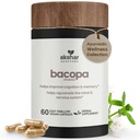 AKSHAR Ayurveda - Bacopa 500mg Brahmi dodatek, Omlazovací systém, Bacopa pilulky na podporu kognitivní funkce pro dospělé, Vegan Cruelty zdarma Bacopa Monnieri (60 Počet)