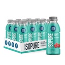 Izopure Zero Carb 32g Čirý protein Readyto- Drink, Syrovátkový proteinový izolát, modrá Malina, 12 balení (Balení květen Vary)