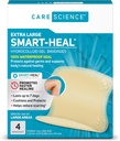 Care Science Smart Heal Hydrokoloid, Velké, 2.3 v x 3 in, 4CT CLAS124; 100% vodotěsné těsnění podporuje hojení, snižuje zjizvení