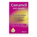 Dual Action Ušní kapky, 10 ml, Gentle Formulation, Pomáhá zmírnit příznaky ušního vosku, Softens Earwax, Dropper Zahrnuto