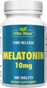 Melatonin 10 mg - TR Time Release - 300 tablet - Maximální síla