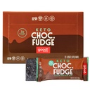 Dobře! Snacks Chocolate Fudge Keto Protein Bar, Vegan, Soy & gluten Free, Nízký cukr strava náhrady, 11g Vysoký protein, Přírodní zdravé Snack, pro atletiky a aktivní životní styl, 3g čisté sacharidy, 12 Bary