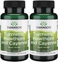 Swanson Full Spectrum Turmeric Hawthorn & Cayenne 60 Kapsle (2 balení)