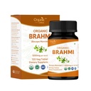 Brahmi 120 Tablety - USDA Organic Bacopa Monnieri Dodatek - Podporuje zaměření, klid a paměť - Bylinné nootropic *