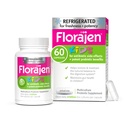 Florajen Kids Probiotic - Daily Gut & Imunitary Support for Children 6 Months & Up - Zácpa, nadýmání, a stravitelná pomoc - Chlazení pro čerstvost a potenciál - 60 Kapsle