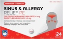 Rite Aid Sinus & Alergies Relief PE tablety, Maximální zesílení - 24 Počet 124; Antihistamin a Nasal Decongestant 124; 4 Hodiny Allerics Medikace 124; Alergie a zácpa