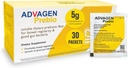 ADVAGEN, Prebio Fiber dodatek prášek bez příchutí - Rozpustný Prebiotický Vláknitý prášek, Neochucený na Go Packets, Non GMO podporuje Gut zdraví, Bloating a zácpa úlevu pro ženy 30 Služeb