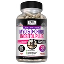 Kaya Naturals Myo & D- Chiro Inositol Plus Podpora žen, Vitamin B8- 60 Kapsle