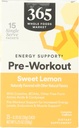 365 by Whole Foods Market, Pre- Workout Energy Support with Caffeine, Single-Serve Packets, Sweet Lemon, 15 Count