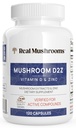 Skutečné houby Zinek a vitamin D2 Kapsle - s organickou chaga a Reishi Houbové Extrakty - Vitamíny pro celkovou wellness podporu - Vegan, Non- GMO, gluten- Free - 120 Count Houbový dodatek