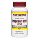 Nutrition Biotic - Grapefruit Seed Extract Capsules 250 mg, 60 Count - Maximální síla s bioflavonoidy