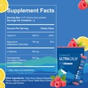UltraCalm Super Cortisol Drink, Klid Magnesium Glycinát Prášek (30 Servings), L- theanin, Ashwagandha, Vitamin D, No Sugar, Malina Lemonade Electrolytes Powder-1
