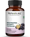 minature Resveratrol Extract Capsules 124; Superfood Supplementary CLAS124; 500mg, 90 Veg Capsules, 45 Days Supply, 54g CLAS124; Pure & Natural CLAS124; Chemical Free Conservatives Free CLAS124; Vegan CLAS124; Made in India