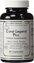 Coral Legend Plus, 90 Kapsle - Formule pro podporu pH pro celý tělo minerální podpora, včetně kostí, klouby, zuby a alkalické pH