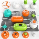 SNAEN Circuits for Kids 4-8 8-12 - Science Kits for Kids Age 5-7 8-10, Over 300 Projects, 31 Parts, Electronics Exploration Vzdělávací dárky pro Kid Boy Girl Ages 3 4 5 6 7 8 9 10 11 12