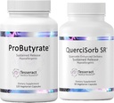 Teseract Gut & Imunitate Support Bundle - ProButyrate 600mg & QuerciSorb SR Quercetin 400mg, 120 + 90 Kapsle, Gastrointestinální a imunitní zdraví, hypoalergenní