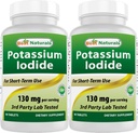 Nejlepší Naturals Draslík Iodide 130 mg na jedno podání - dodatek stravy, 90 Tablety (2)