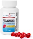 GeriCare Stool Softener Docusate Sodná sůl 100 mg, Laxative, 30 Počet (Balení po 1)
