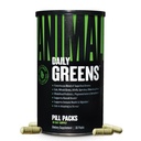 Animal Daily Green Pill Packs - Kale, pšeničná tráva, Alfalfa & More - Pohodlné Prebiotické a Probiotické Superfood Směs pro Superior Digestion, Gut Health, a imunita pro muže a ženy - 30 denní dodávky