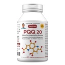 ANDREW LESSMAN PQQ 20mg - 120 Kapsle - 20mg Pyrrolochinolin Quinone, přírodní ochranná směs podporuje vitální orgány, srdce, mozek, játra, imunitní systém. Mitochondriální biogeneze, žádné doplňkové látky