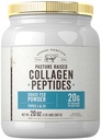Carlyle Grass Fed Kolagen Peptides Powder 20oz OF 124; Neochucené 124; Pasture Raised OF 124; Typy I & III OF 124; 20g kolagenu per Daily Dose 124; Non- GMO, gluten Free OF 124; podle Herbage Farmstead
