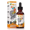 Vitamin B Complex Liquid Drops s rychlou absorpcí - Super B Liquid Complex Vitamíny B2, B3, B5, B6 & B12 - Natural Energy Boost, Mental Focus & Zdravý imunitní systém
