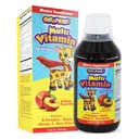 ŽirafKids Liquid Multivitamin pro děti ve věku 4 +, 8oz - Denní dětské vitamíny s biotin, vitamín A, B komplex, kyselina listová, Omega33 & Beta Glucan - dodatek stravy pro děti růst a energii