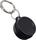 Metal Carrying Case - Přenosný Daily Travel Keychain Pill Holder Vodotěsný, malý kontejner pro špunty do uší, pilulky, mince kompatibilní s Loop, Eargasm & Vibes, Kompaktní Mini Purse Pill Box (Black)