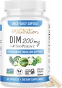 Doplněk 200 mg color 124; Estrogen Balance pro ženy a muže color 124; Hormonální Acne, Hormon Balance, Menopauza & Antioxidant Support colum124; Clean Label Project Certified, Vegan & Soy Free Diindolylmethan colum124; 60 Ct.