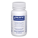 Čisté enkapsulace Selen - 200 mcg - pro zdravé buněčné funkce, imunitní systém a antioxidační defense - Minerální dodatek - Vegan & gluten zdarma - 60 Kapsle